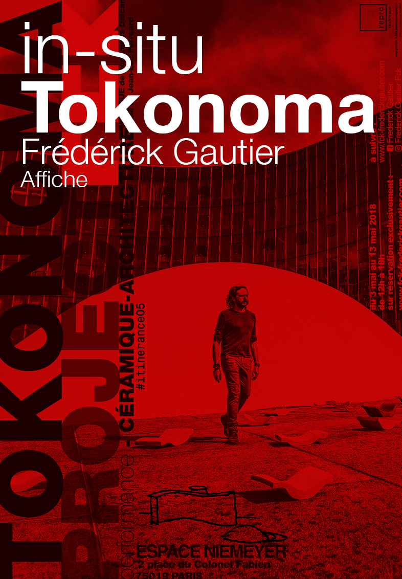 FCK Frédérick Gautier Affiche - Exposition Galerie Mercier